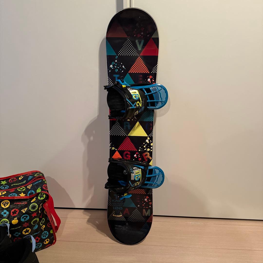 子供用　IGNIO スノーボード　3点セット