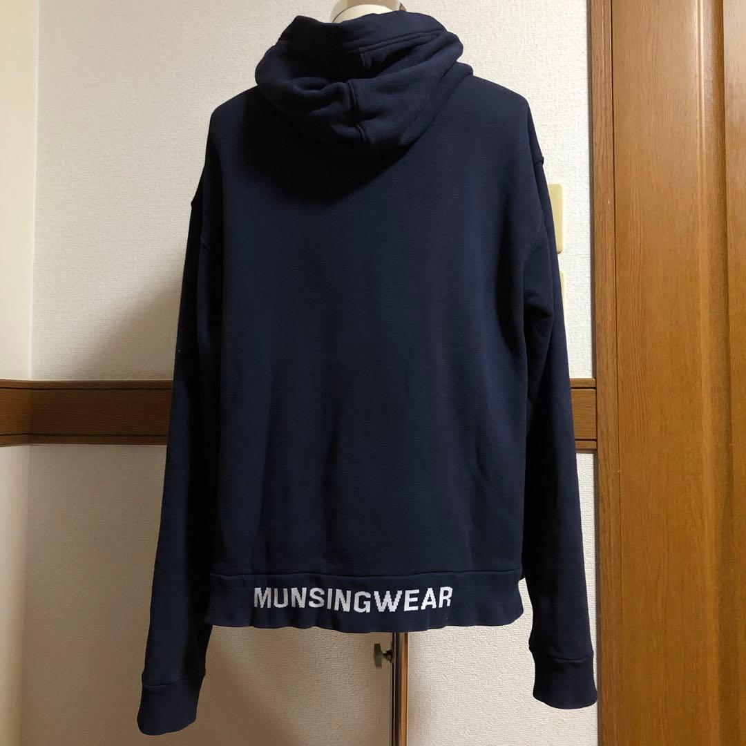 マンシングウェア プルオーバー パーカー 日本製 ネイビー 3Lサイズ