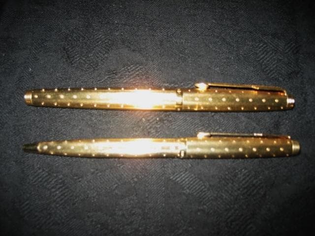 フランス製　パーカー　75　 14金　バルレー　貴婦人の涙　万年筆　ボールペン