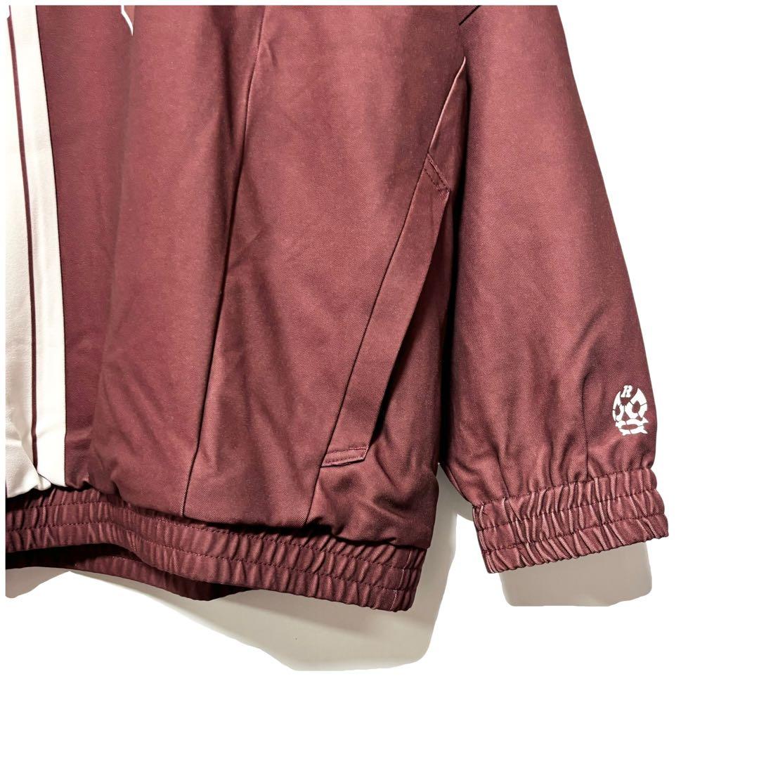 ラッセルノ ゴルフ バイカラー クルーネック プルオーバーブルゾン ボルドー 6