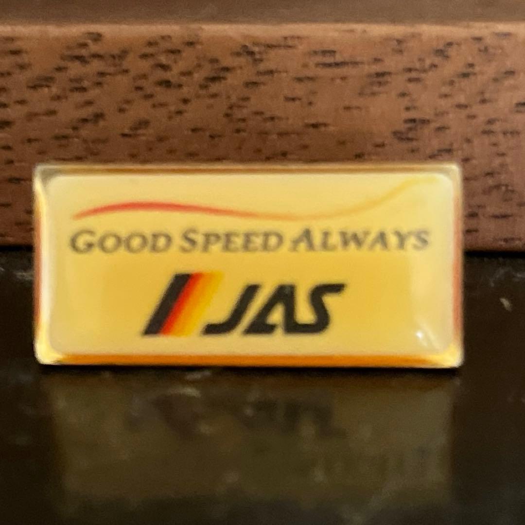 日本エアシステム　JAS 東亜国内航空　ピンバッジ