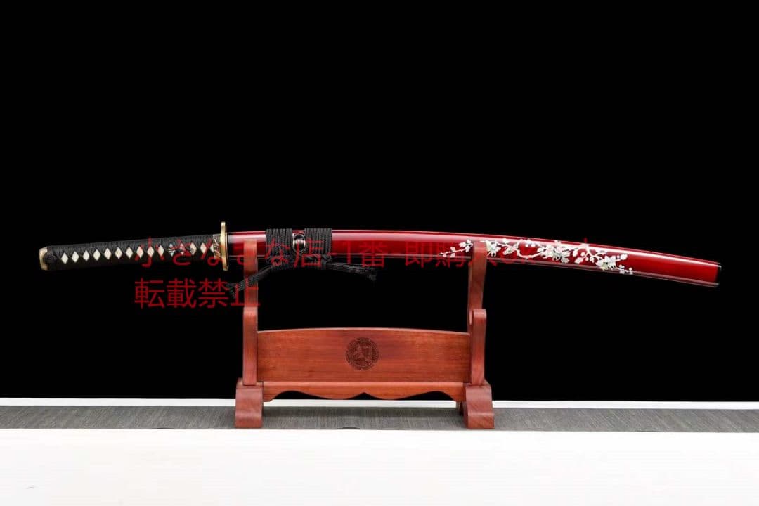 焼成打石紋模様鋼武士刀【鶯歌燕舞】 古兵器 武具 刀装具 日本刀 模造刀 居合刀