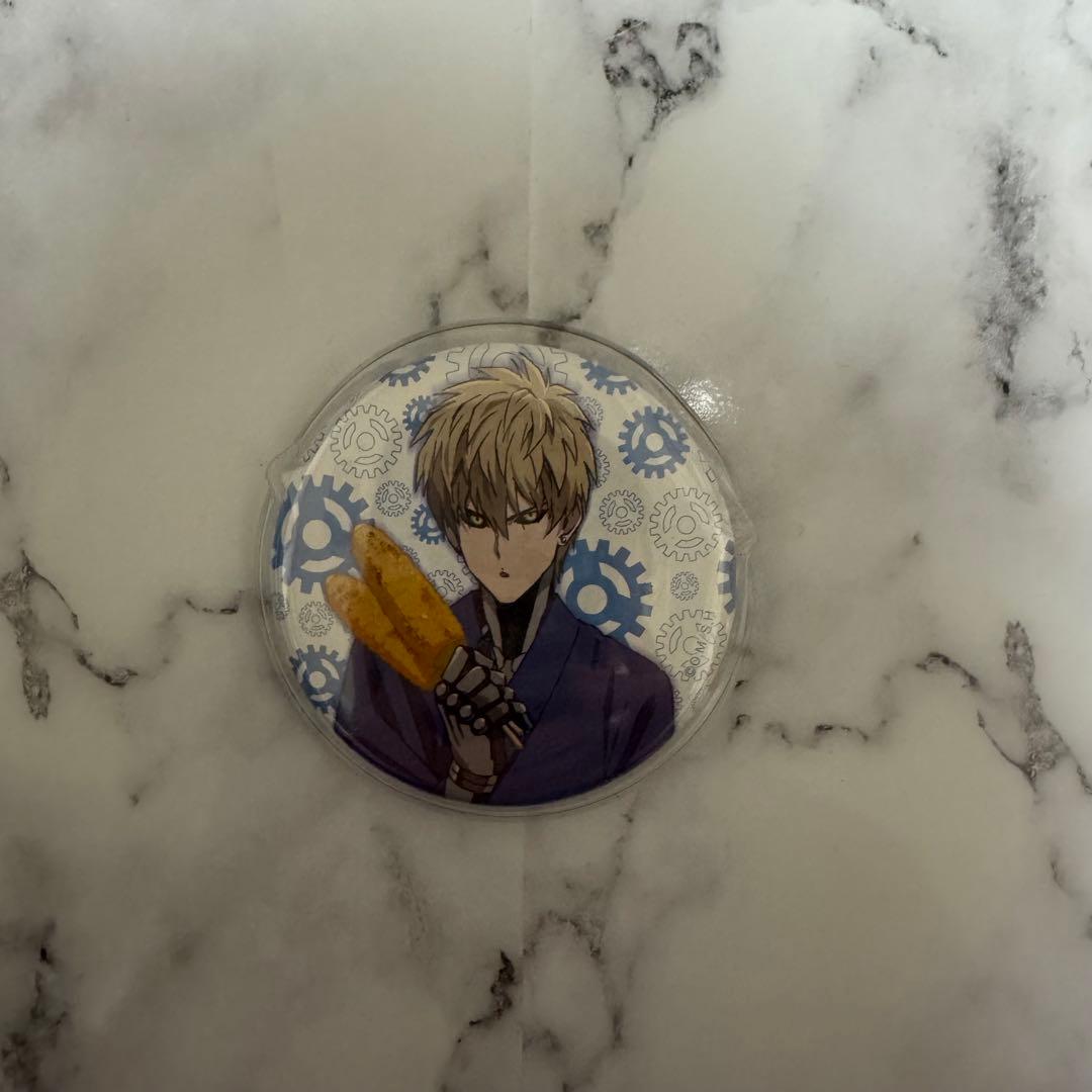 ワンパンマン 秋祭り 缶バッジ ジェノス