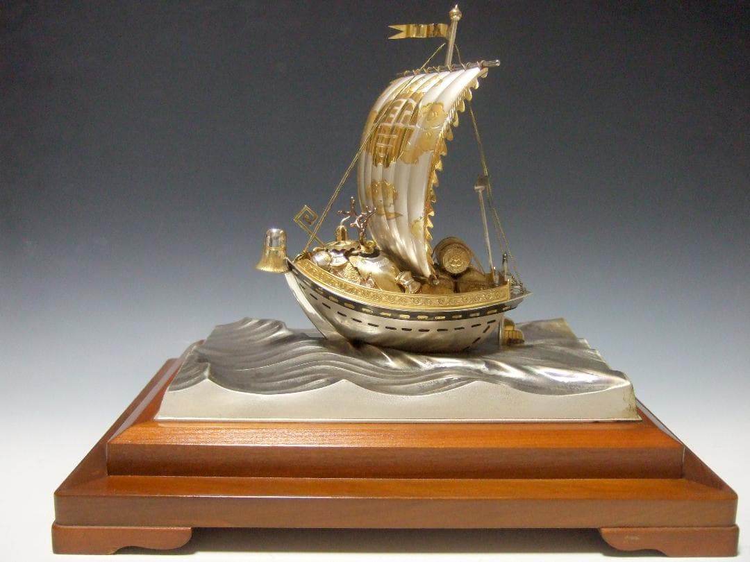 銀製 宝船 TAKEHIKO 関武比古 STERLING 960