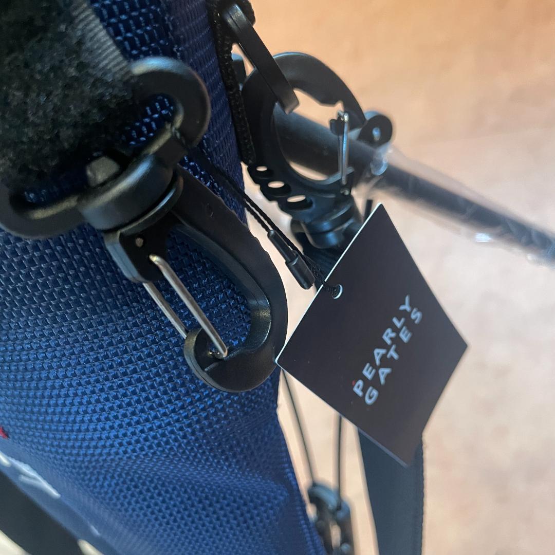 【新品未使用】パーリーゲイツ　セルフスタンドバッグ 肩掛けベルト付き