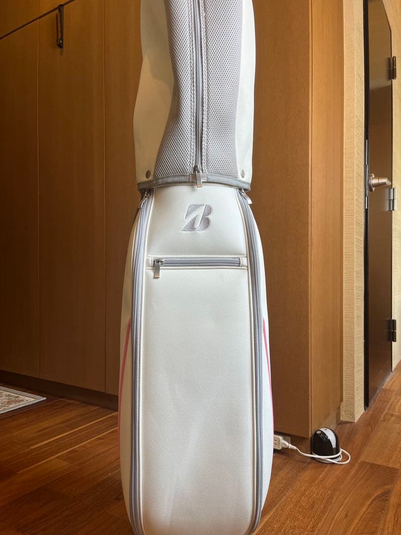 ブリヂストン キャディバッグ ホワイト/ピンク