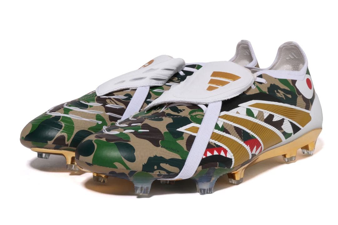 【 BAPE X ADIDAS 】PREDATOR ELITE FT FG