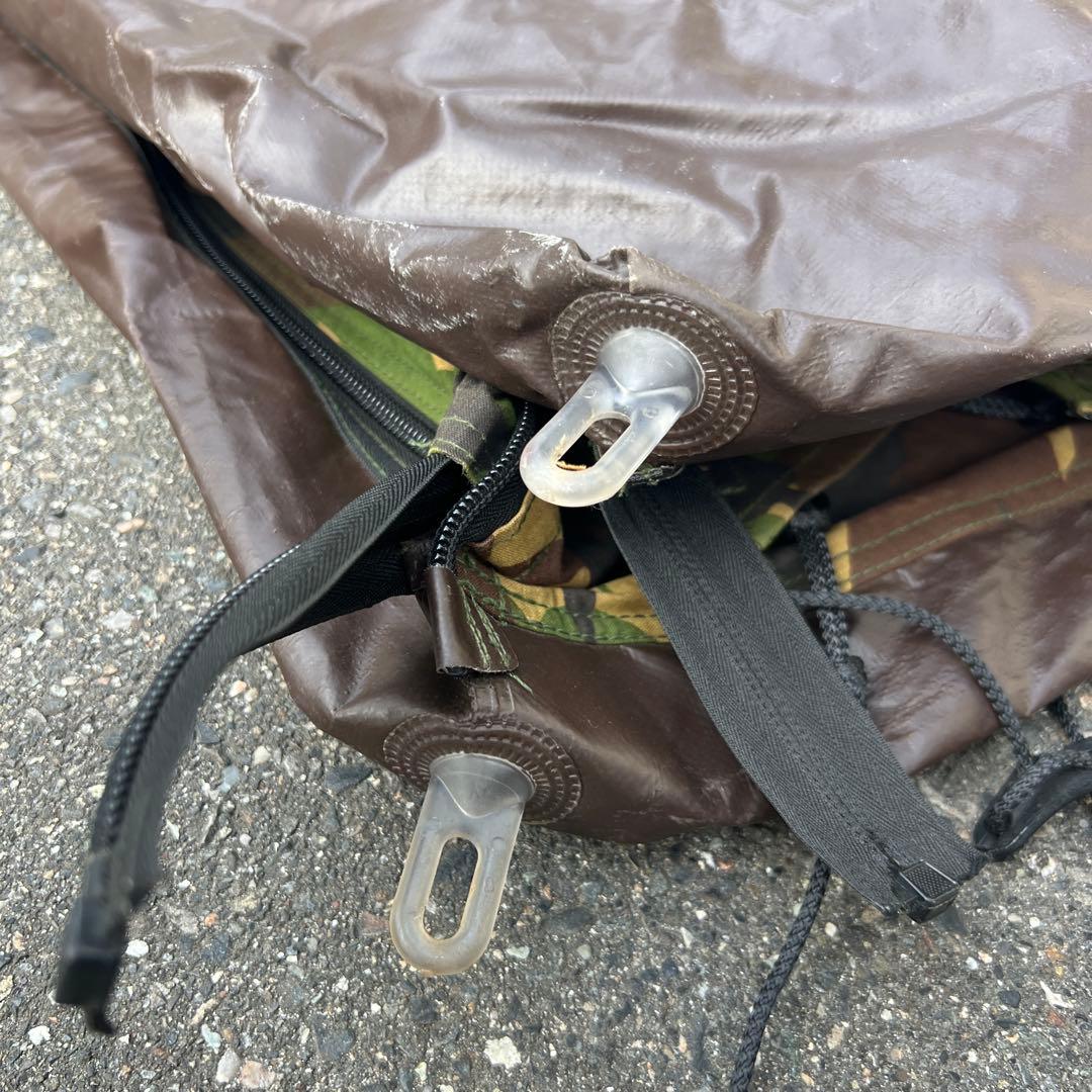 オランダ軍　迷彩テント ロール式収納
