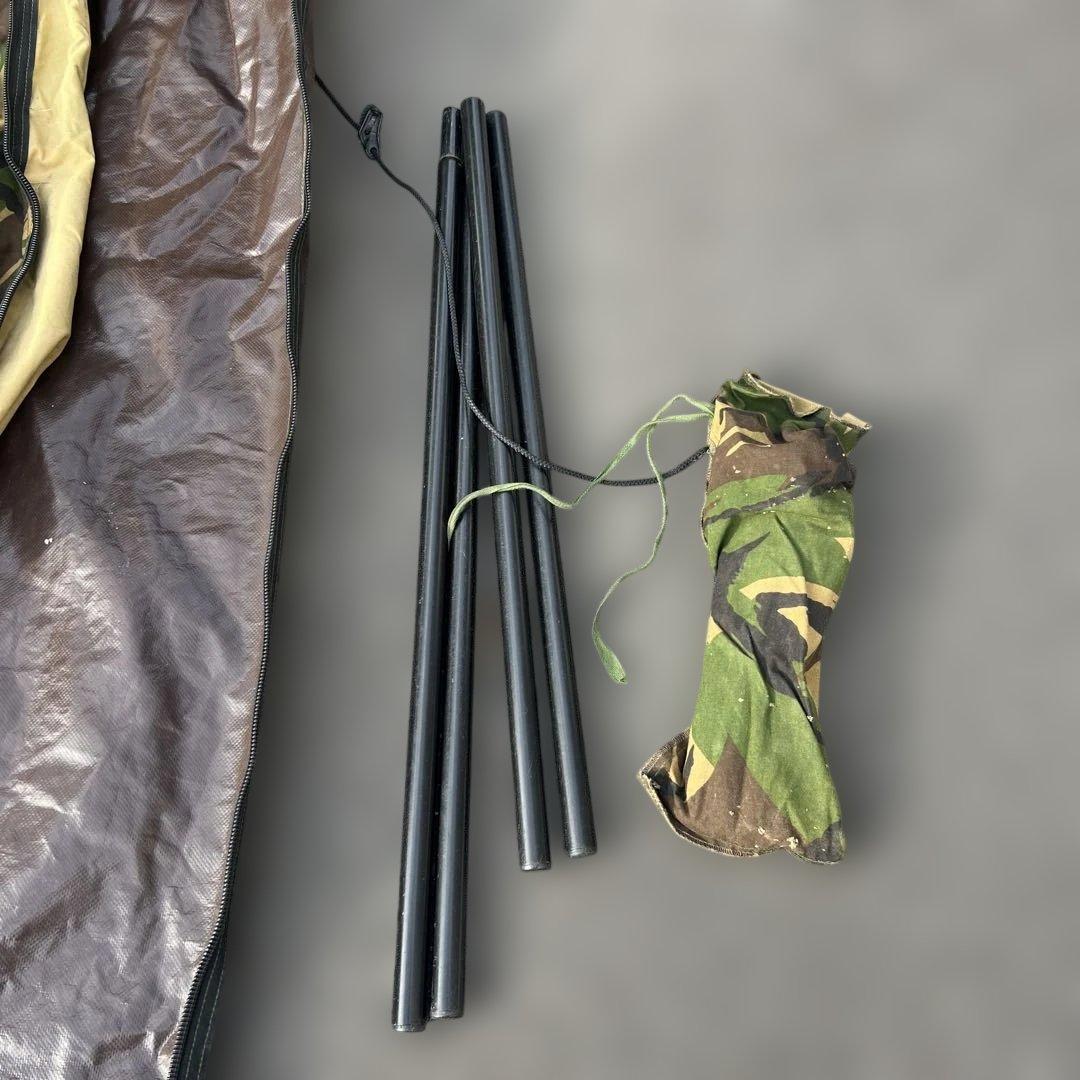 オランダ軍　迷彩テント ロール式収納