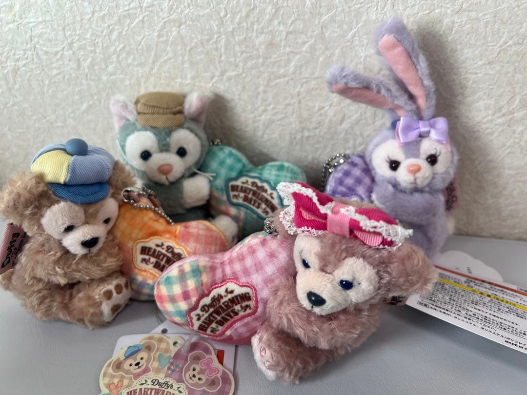 ダッフィーフレンズ　ぬいぐるみストラップ　ハートウォーミング•デイズ　2018