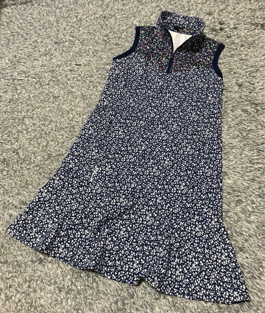 RLX アールエルエックス　golf ワンピース　ゴルフ S 花柄