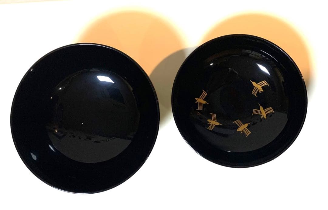 輪島塗　汁椀　5客揃　金波蒔絵文様