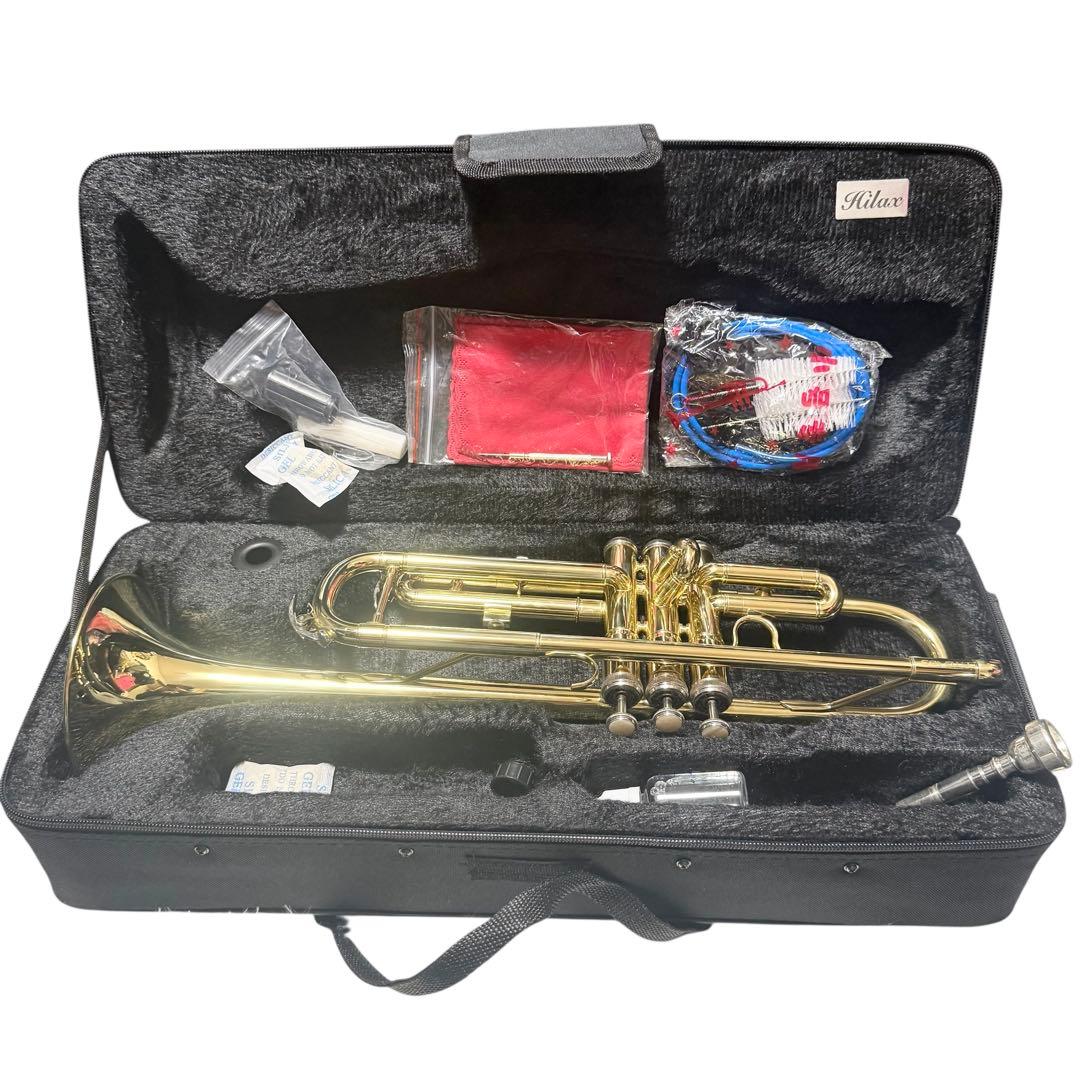 Hilax】トランペット HTB-103 お手入れセット ゴールド 初心者