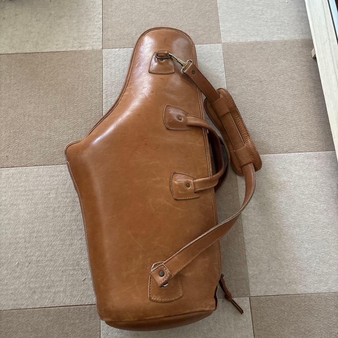 Reunion Blues サックスケース 本革 ブラウン