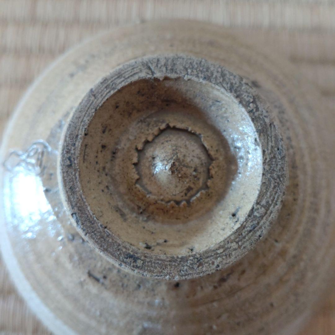 出雲焼　楽山窯　抹茶茶碗　9代長岡住右衛門(空味)　空権極み　共箱　侘・寂び