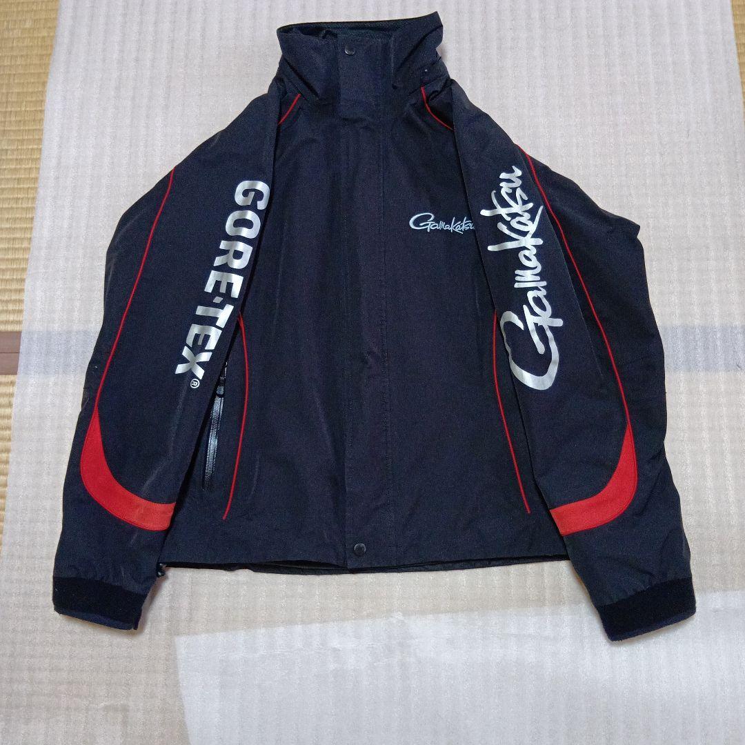 注意フ―ド無しがまかつゴアテックスレインスーツGM-3314上下　Lサイズ中古品