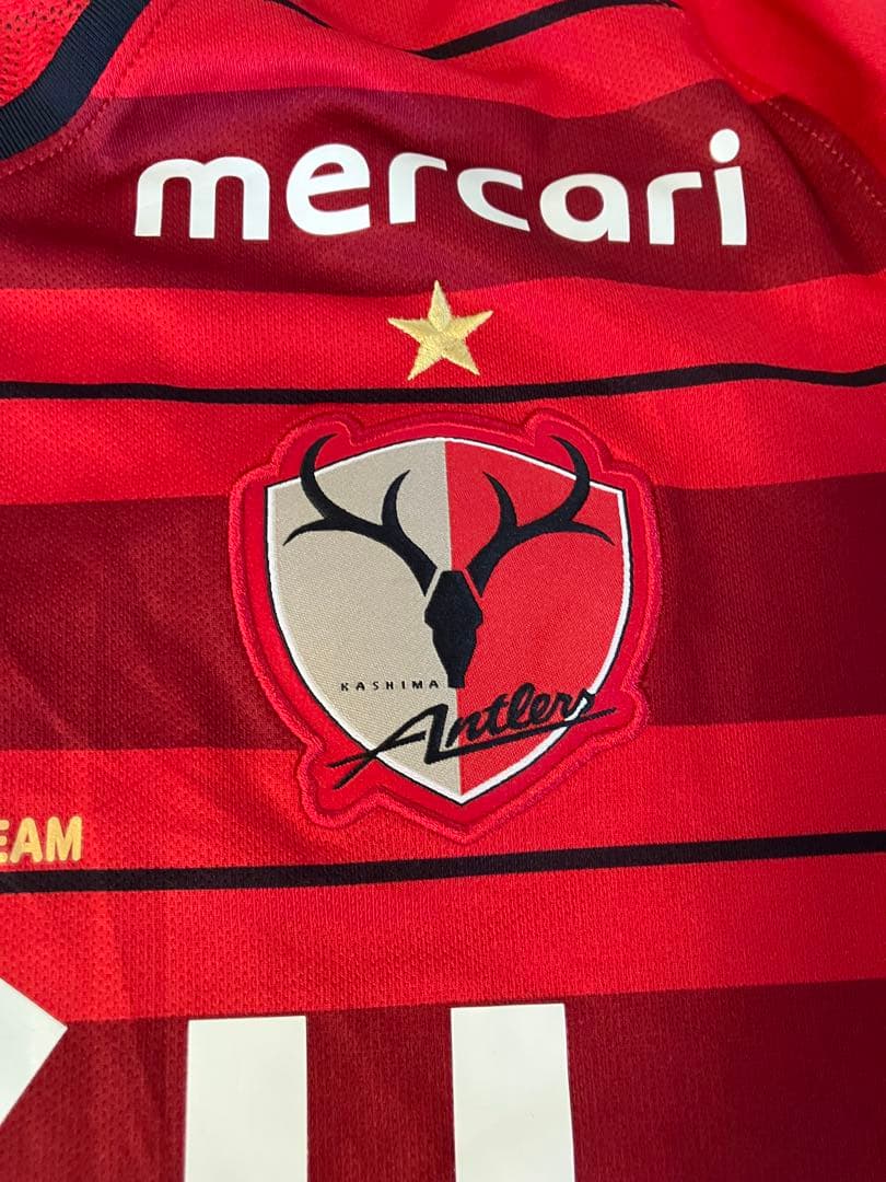 鹿島アントラーズ　支給品　上下ユニフォームセット