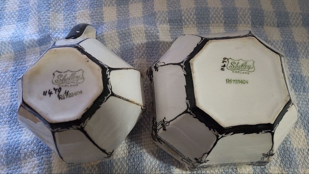 Shelley ／サンライズ＆トールツリー.クリーマー＆シュガーボウル