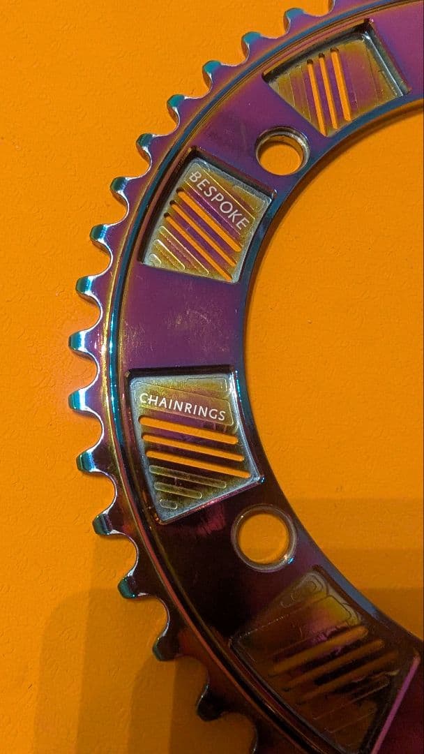 DELUXE CYCLES　chainring (oil slick)