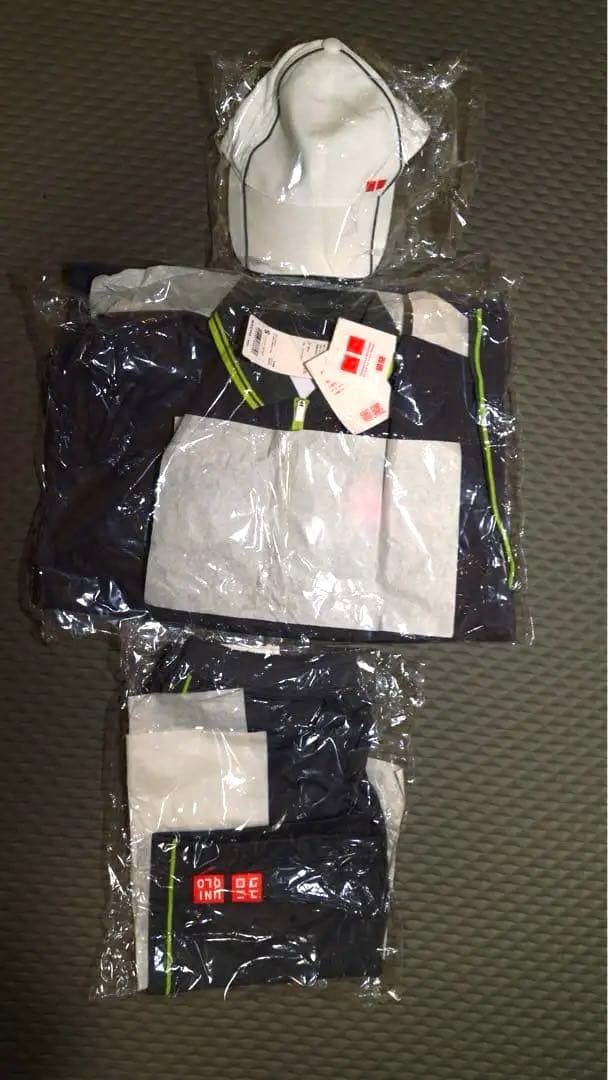 新品未開封 2015年全豪 UNIQLO錦織選手着用モデルSサイズセット