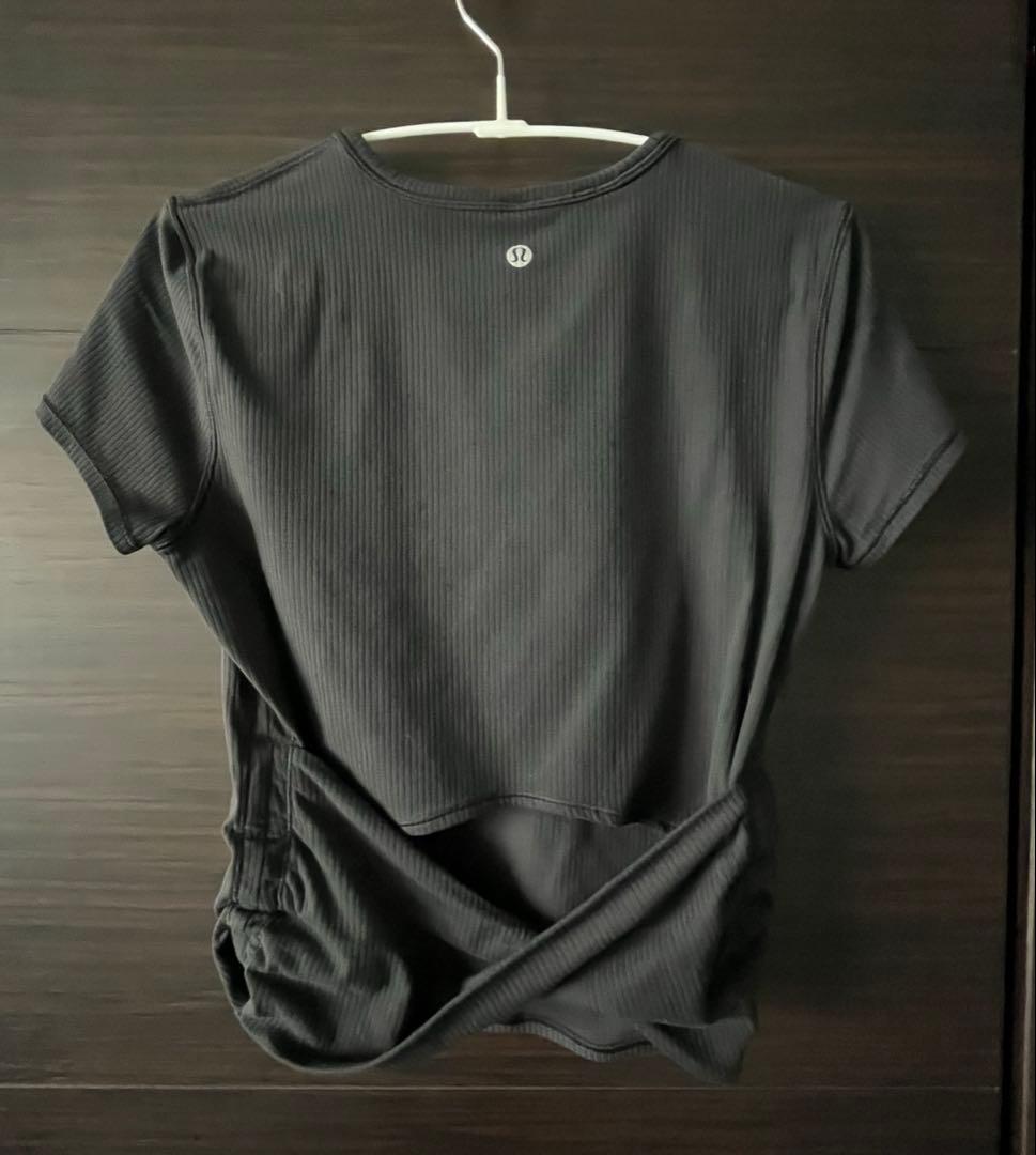 lululemon All It Takes バックツイスト リブ半袖シャツ 6