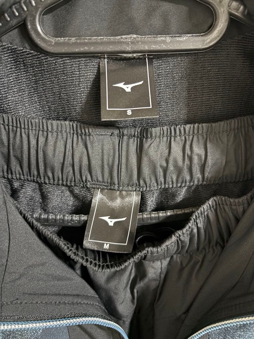 【あや】ミズノ ウインドブレーカー上下セット 上S 下M