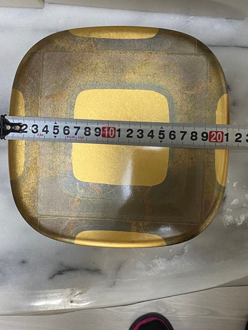 金色漆器重箱 赤色内側