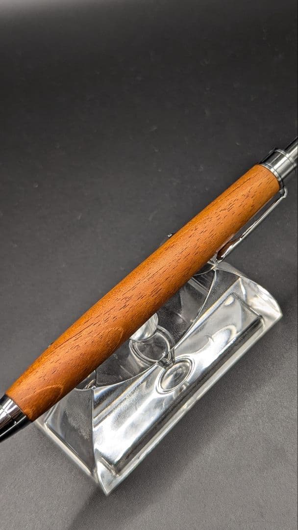 438ペン工房翌檜　キューバンマホガニー　木軸シャーペン　ボールペン