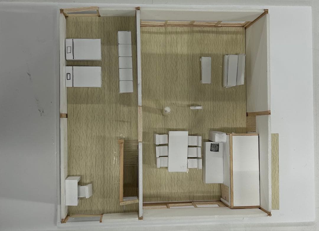 篠原一男 白の家 模型 1/50