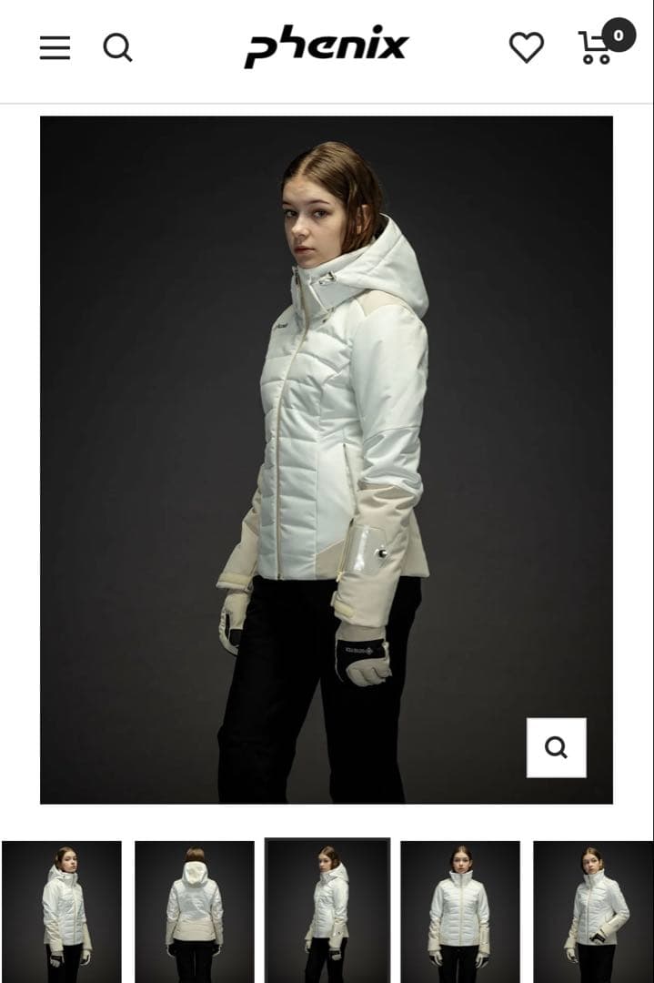 <最終セール> phenicsダイアンス スノーウェア ホワイト スキーウェア