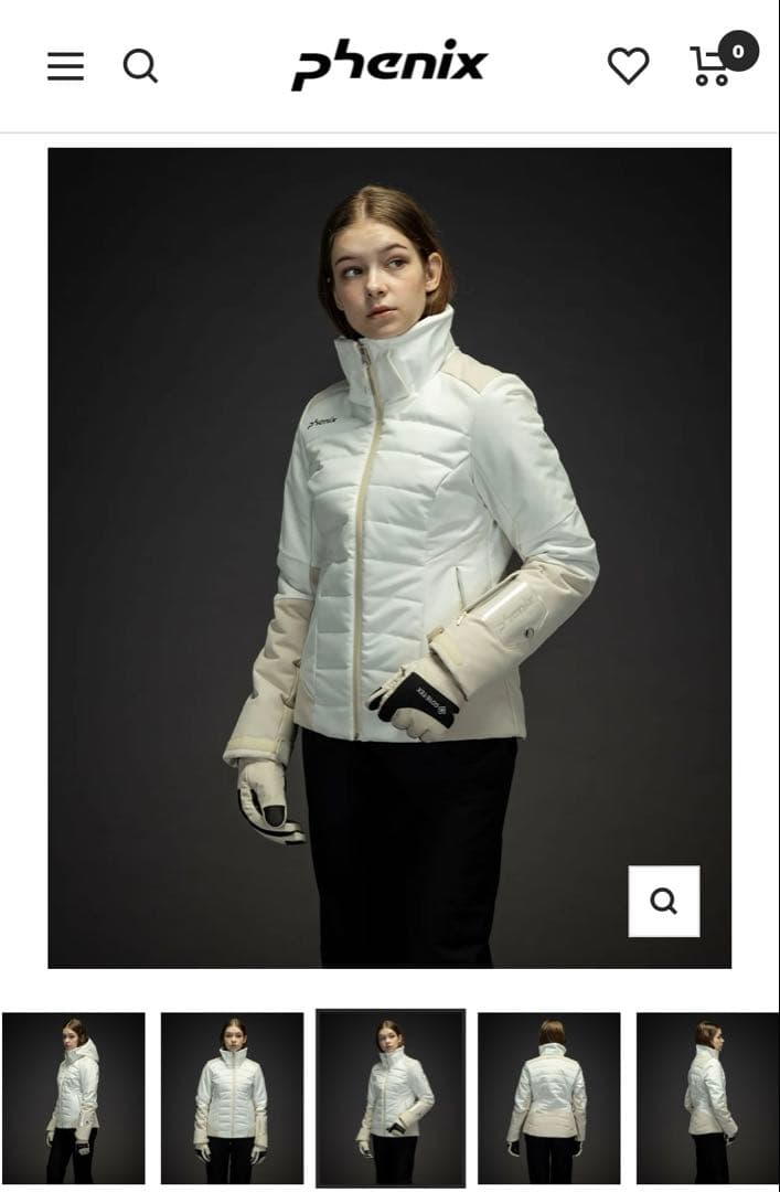 <最終セール> phenicsダイアンス スノーウェア ホワイト スキーウェア
