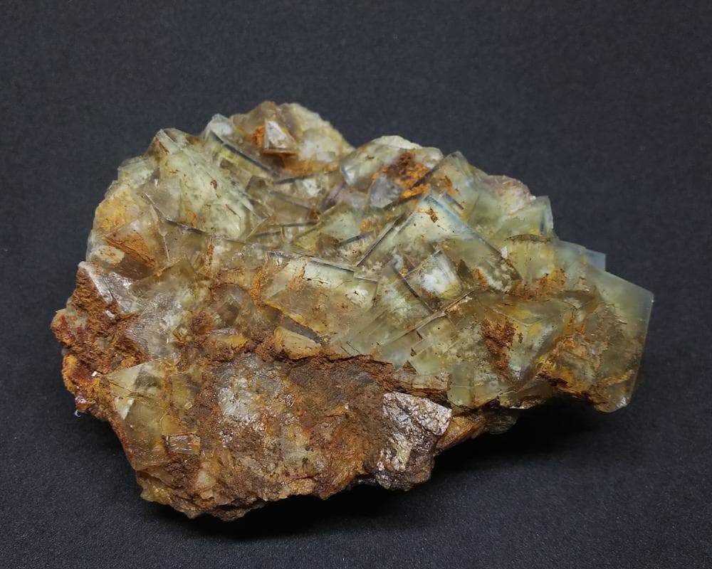 348 ブルーゾーニング×イエロー フローライト ドイツ産