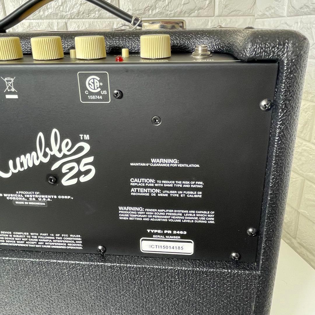 【1ヶ月保証付き】Fender Rumble 25 ベース用アンプ