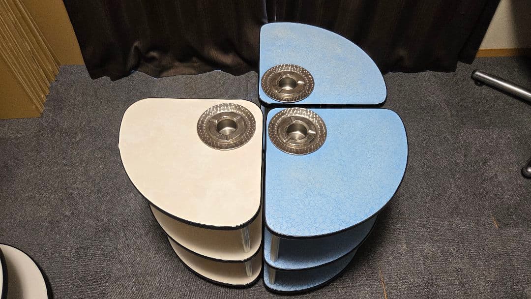 業務用 キャスター付きサイドテーブル3台 全自動麻雀卓などに