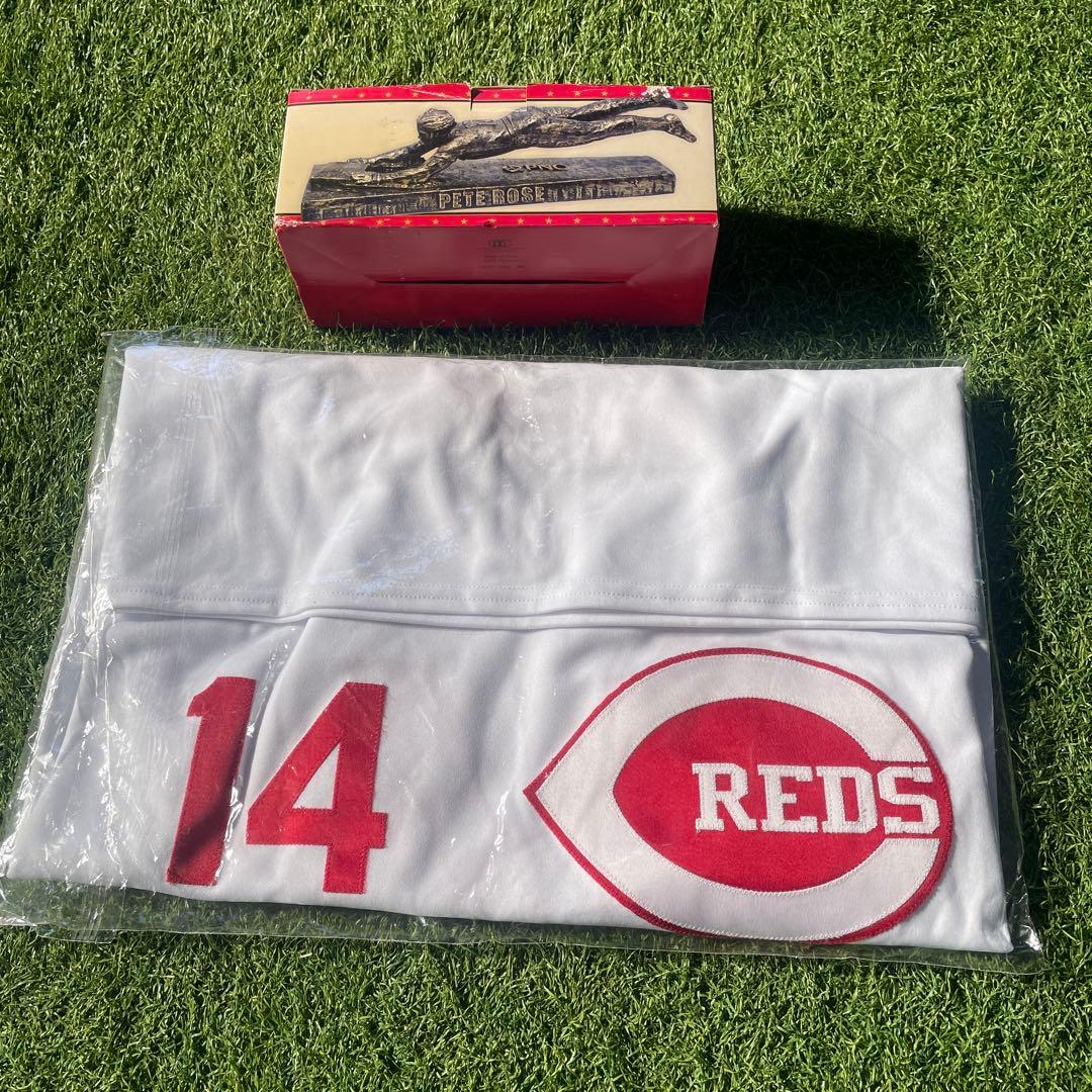 ピートローズ氏　直筆サイン　500枚限定記念ジャージと非売品ブロンズのセット