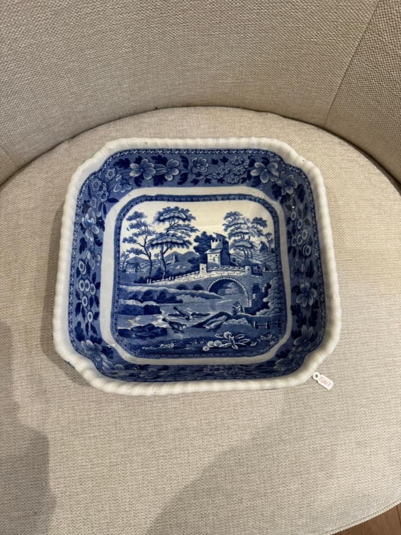 Spode アンティーク風四角い皿