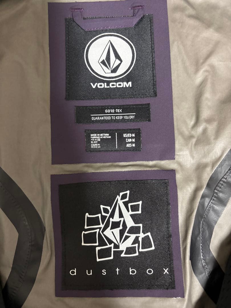 VOLCOM DUSTBOX ジャケット　GORE-TEX Mサイズ