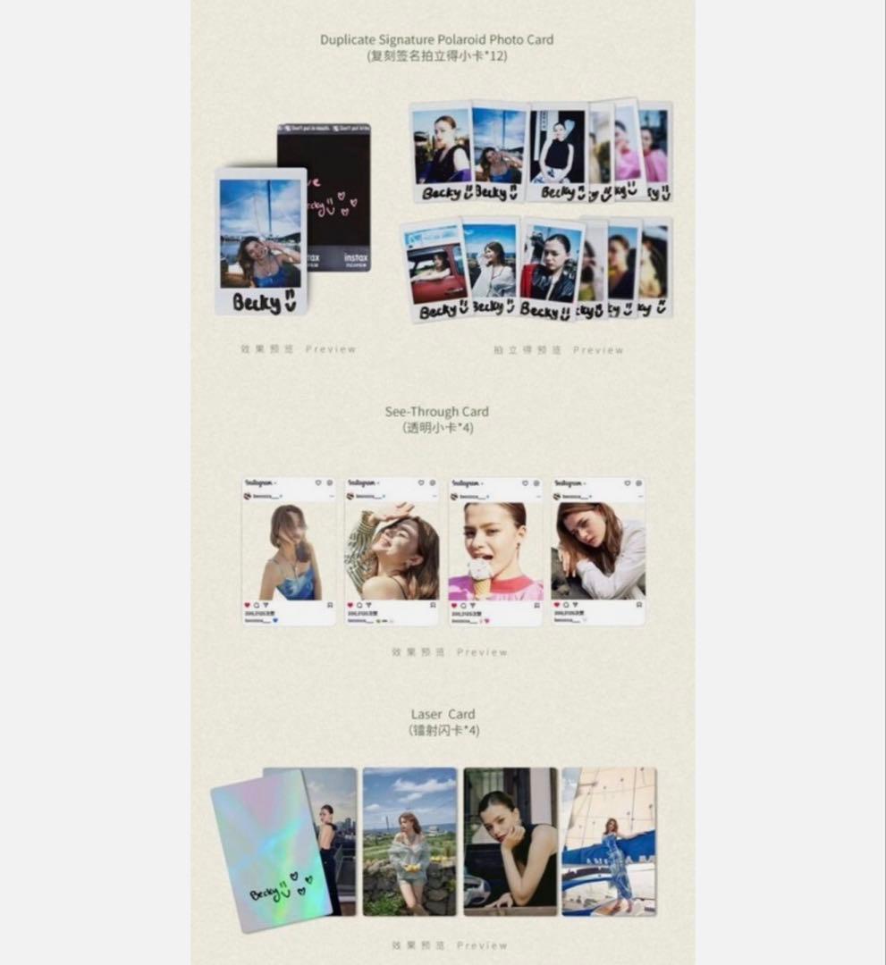 アイドル Becky Her 21 Photo Story Book freenbecky