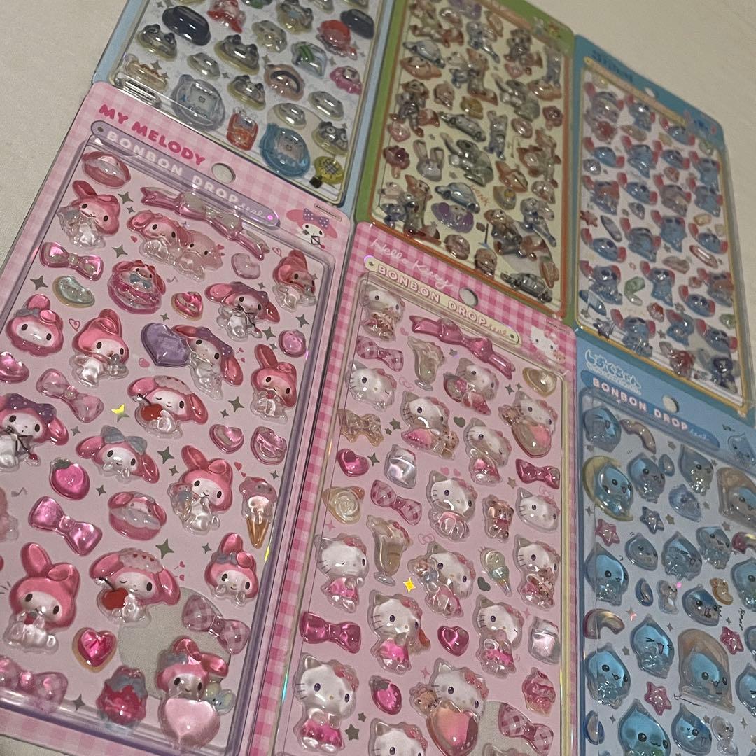 【即発送可】ボンボンドロップシール 6セット