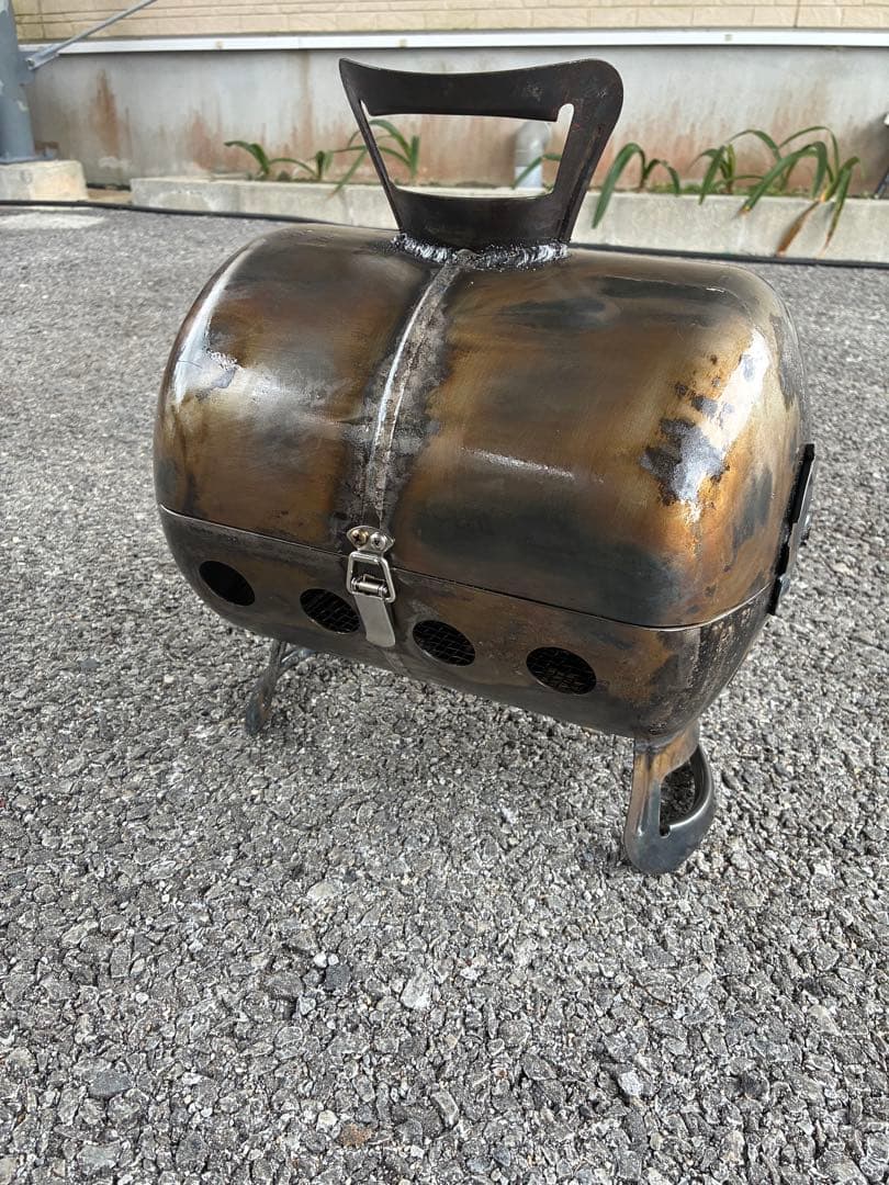 BBQ窯　ポータブルバーベキューグリル スチール製