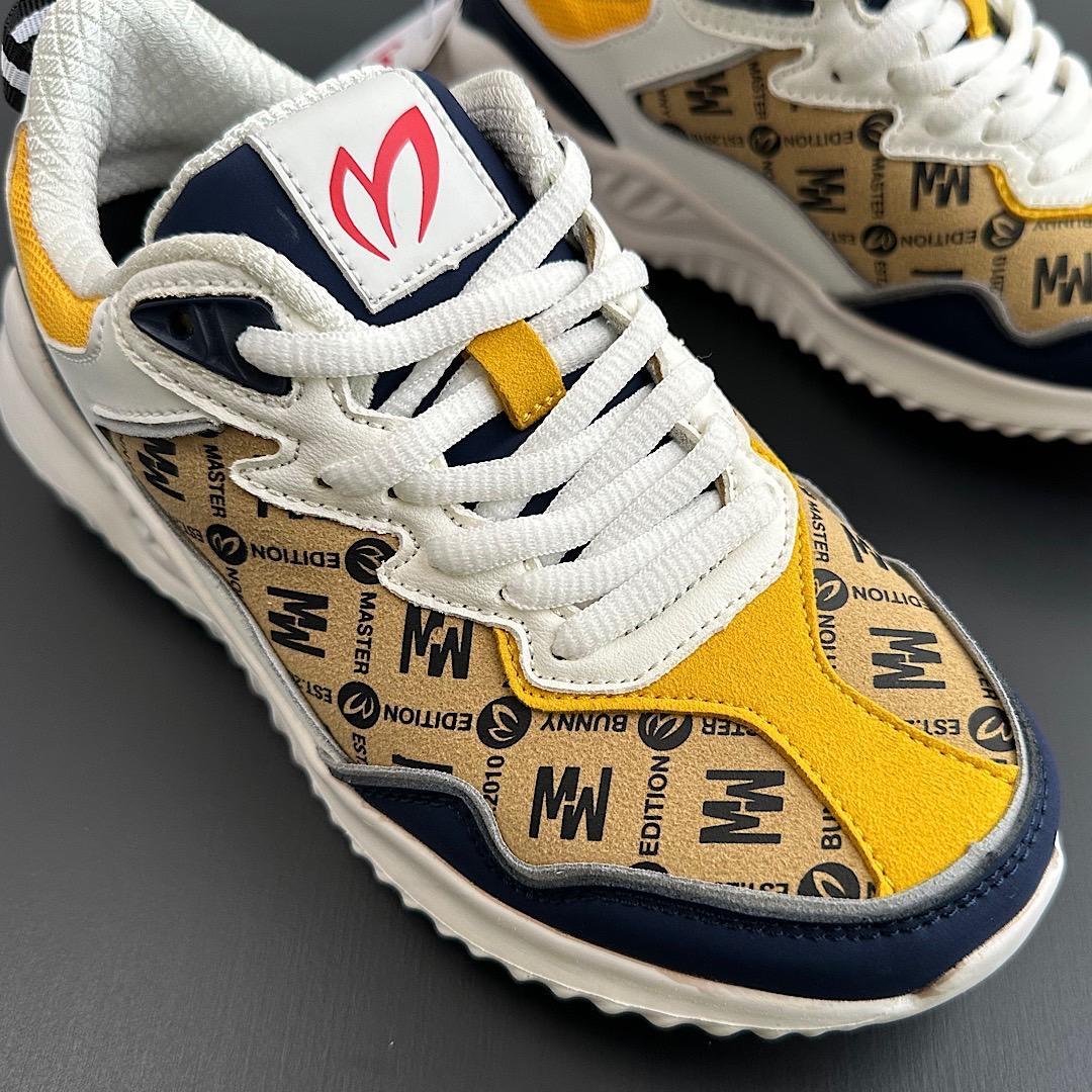 マスターバニー レディース ゴルフシューズ モノグラム柄 スパイクレス 22.5