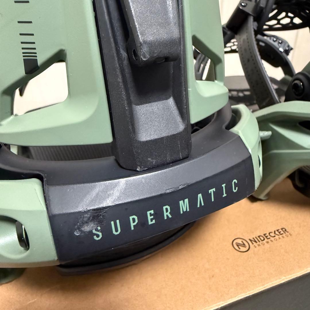 Nidecker Supermatic ビンディング オリーブグリーン
