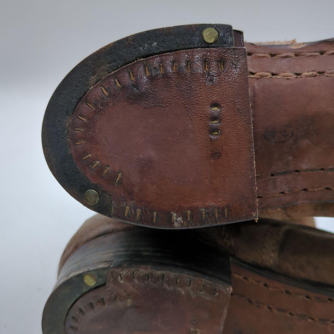 【未使用】　旧日本軍　実物　軍靴　スパイク　鋲打　ブーツ　骨董品　昭五式