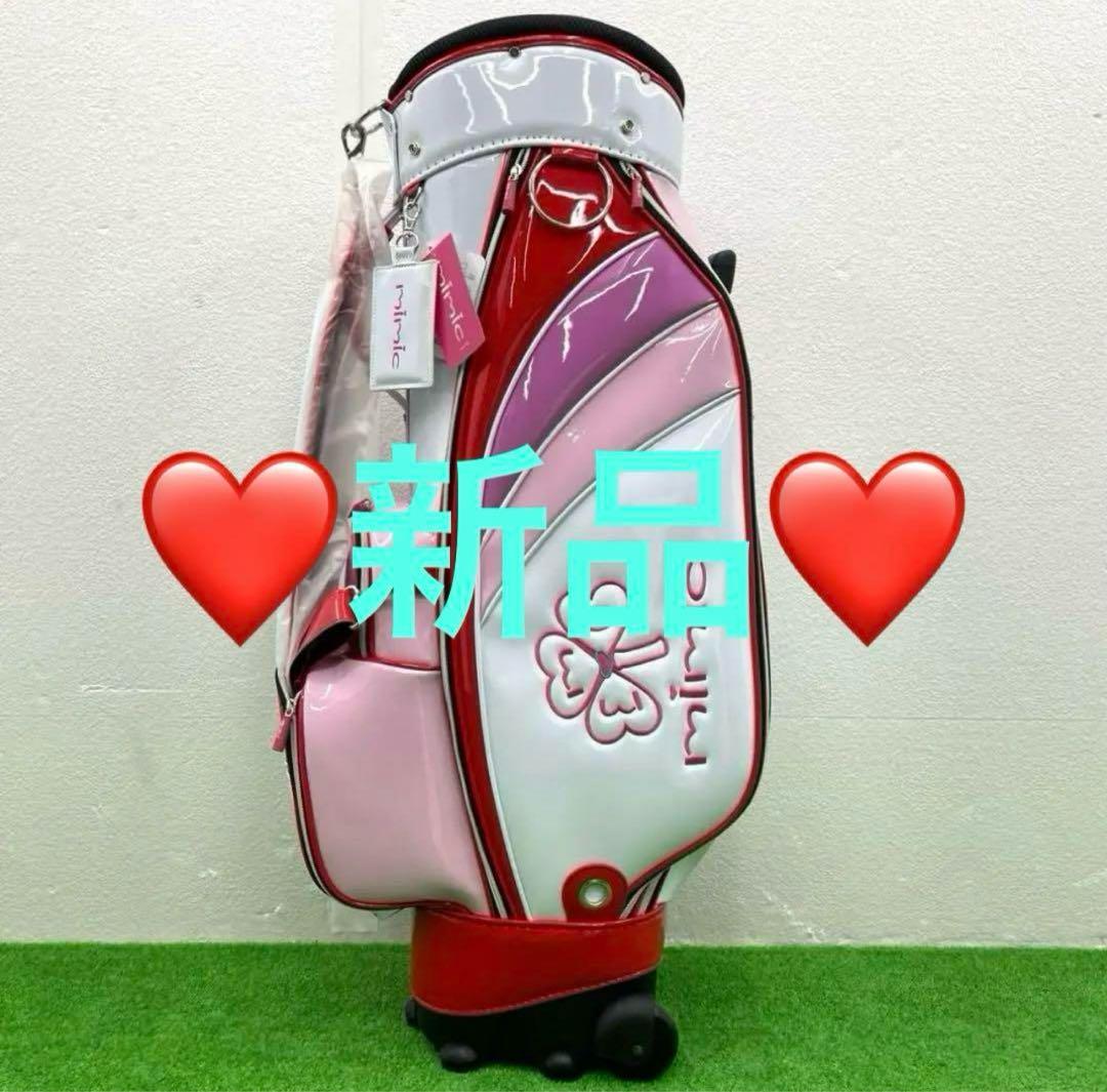 mimic ミミック　キャスター付キャディーバック　レディース　ゴルフバック