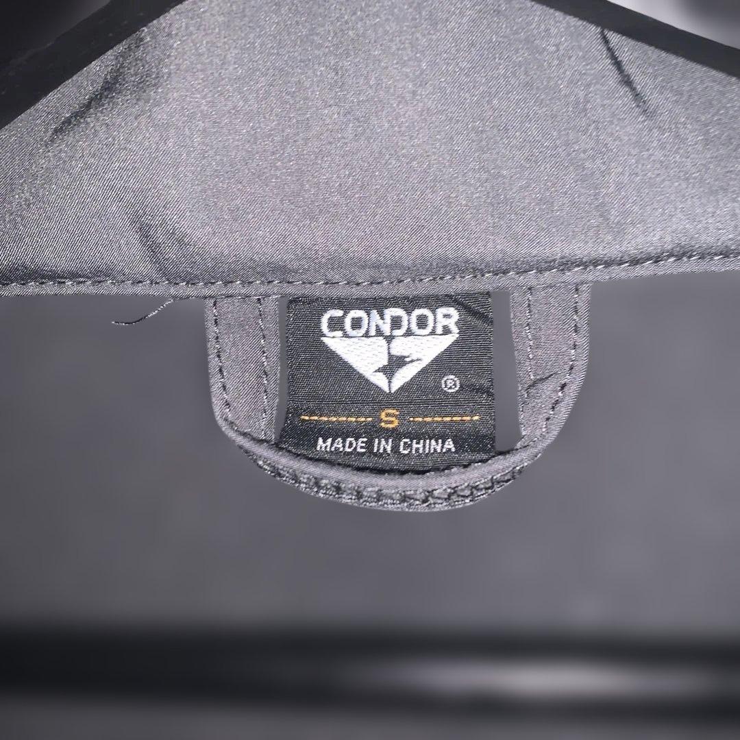 CONDOR コンドル　タクティカルギアソフトシェルジャケットSサイズ　グレー