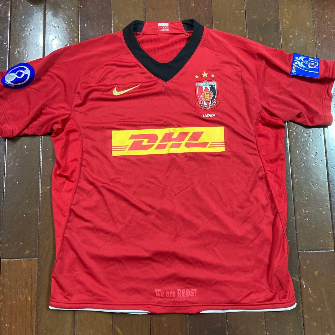 美品　NIKE 2008 浦和レッズ DHL ACLユニフォーム