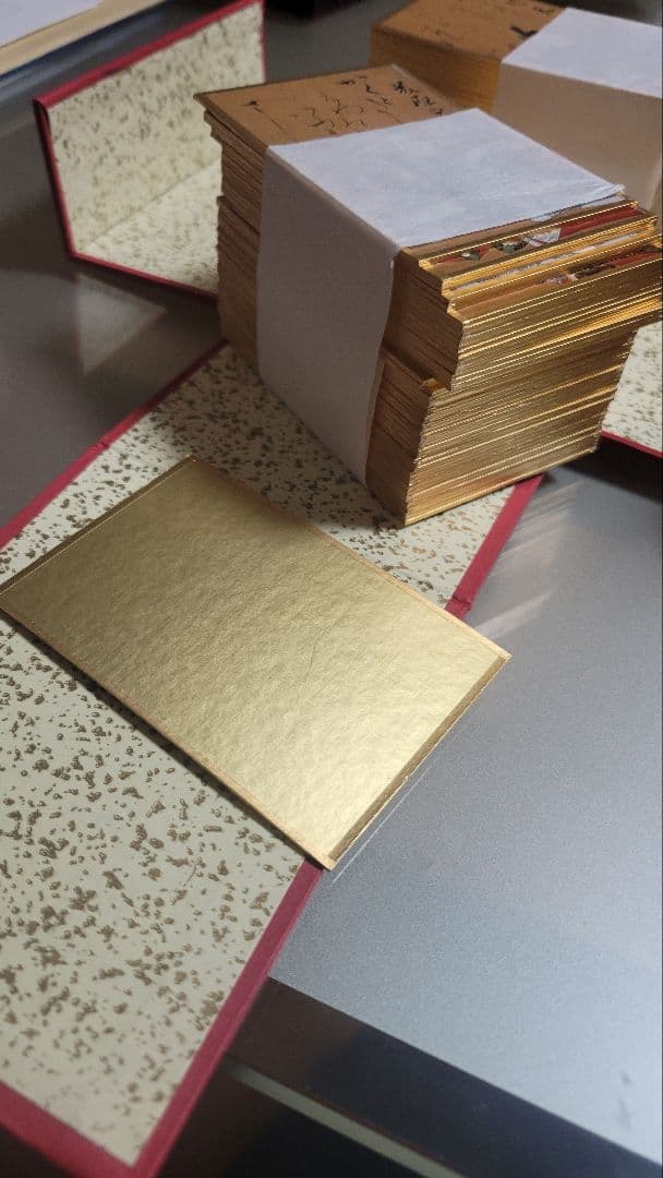 法橋光琳 百人一首　小倉　桐箱