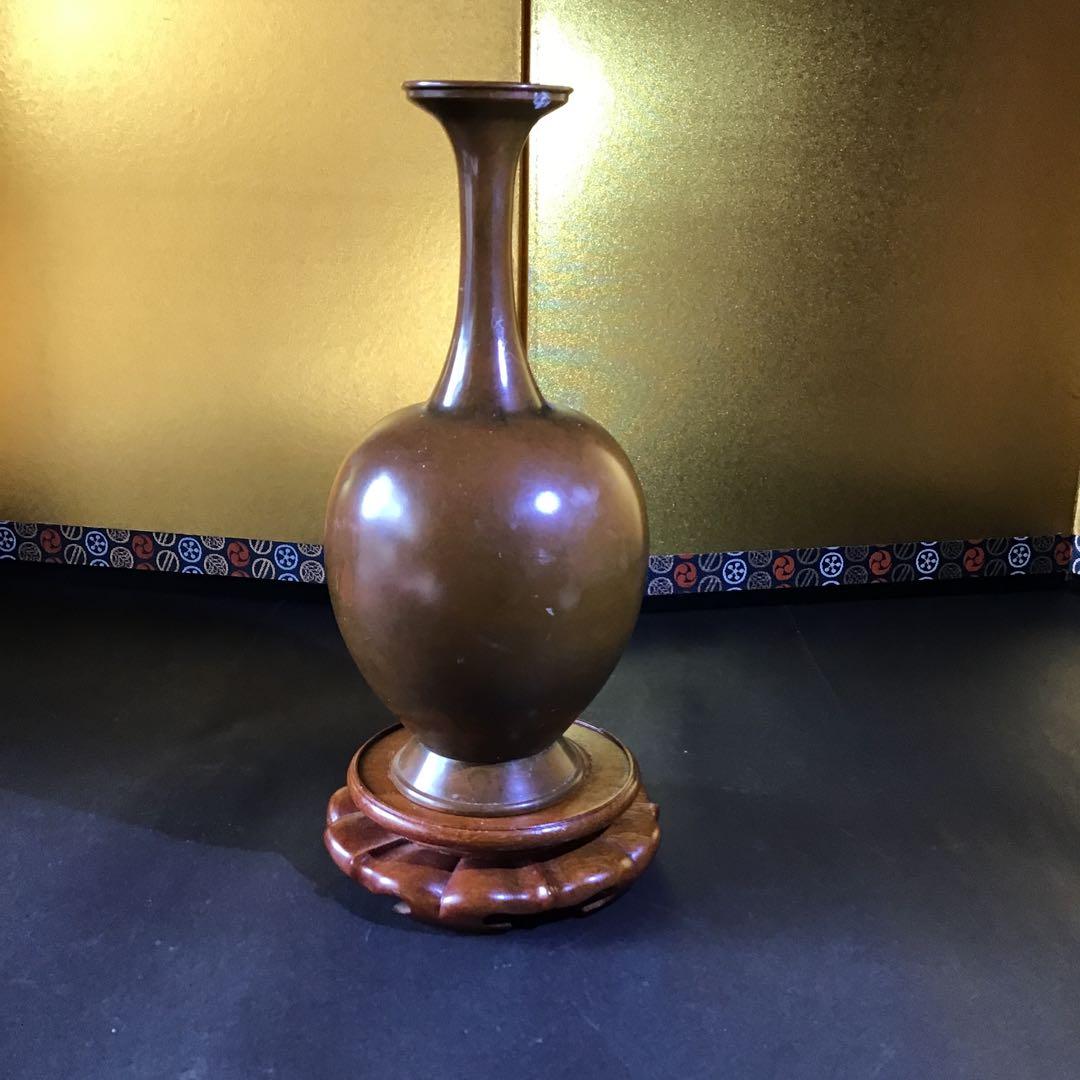 古銅鶴首瓶　　　　　　z2