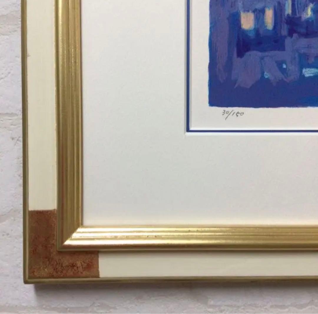 額縁.絵画.版画.高田日出子.五月の風.花.美術品.インテリア.雑貨.新品未使用