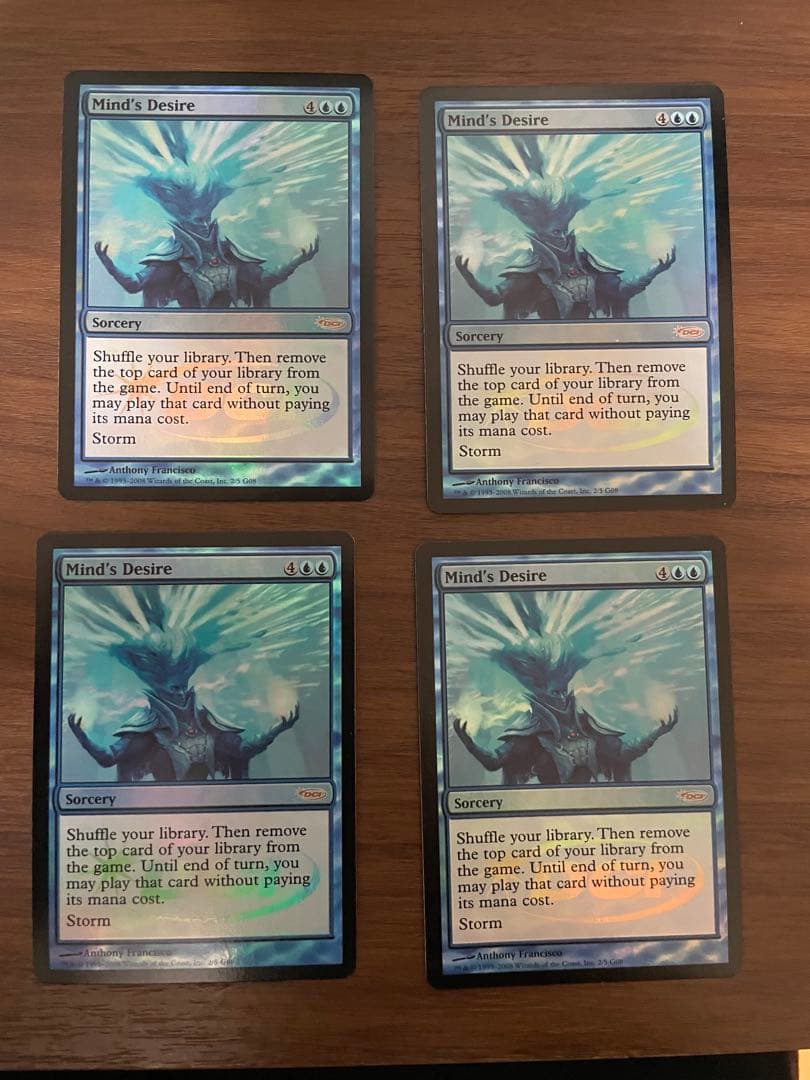 精神の願望　foil ４枚セット